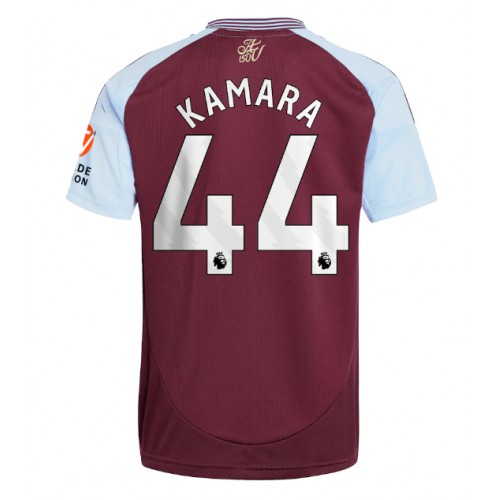 Aston Villa Boubacar Kamara #44 Domaci Dres 2024-25 Kratak Rukav